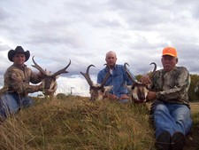 These members of the Brooks party all took nice antelope while hunting with the Bar-Nunn guys.  Josh, the fourth member, was out for a mule deer.