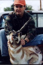 Mark Nethery of KY took this wide 15 inch antelope during his first hunt with Bar-Nunn Hunting.