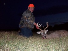 Gary M. shown here with a whitetail taken towards the end of the early deer season.