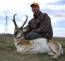 Dave Brown took this pronghorn antelope while hunting with Bar-Nunn during the fall 2009 hunting season.  This was Dave's second year hunting with Bar-Nunn Hunting.  Last year Dave and his son took home two big mule deer bucks and two trophy antelope.  Thanks Again Dave for putting together a great group of hunters.