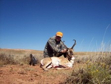 Mark N. returns to Laramie Wyoming to hunt antelope for the 8th consequetive year.  Once again he is lucky enough to take a very nice antelope.  First a client now a good friend and hunting partner.  