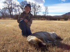 When all the other seasons are closed we can still find something to go hunt.  Garrett Nunn, 10, and his brother Colter, 8, managed to get this coyote right before christmas.