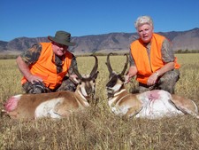 Jan and Royce Hall from Florida came back to hunt antelope in Wyoming for the second time in 2010.  This husband and wife team enjoy the hunting but really love taking home the antelope meat.